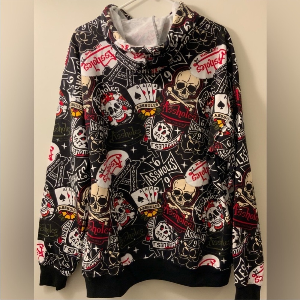 NWOT Assholes Live Forever Hoodie - Picture 4 of 11